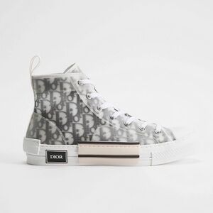 Christian Dior B23 Oblique Canvas High Top Sneakers